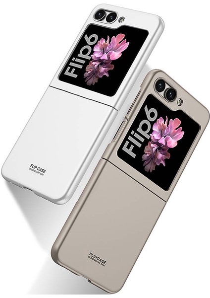 Galaxy Z Flip 6 Kılıf Zore Sert Kıpta Kapak-Koyu Yeşil