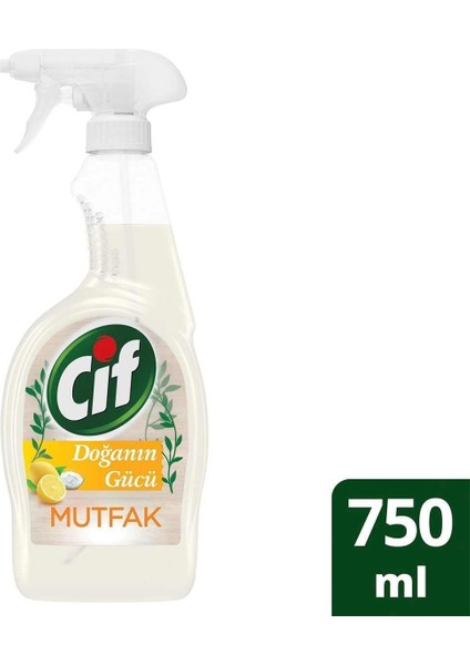 Doğanın Gücü Mutfak Limon ve Karbonat Sprey Temizleyici 750 ml