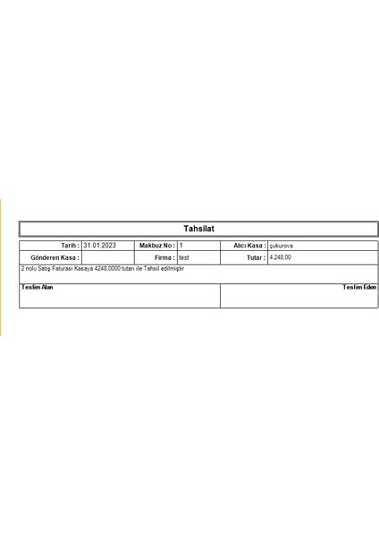 Ön Muhasebe Temel Paket Programı