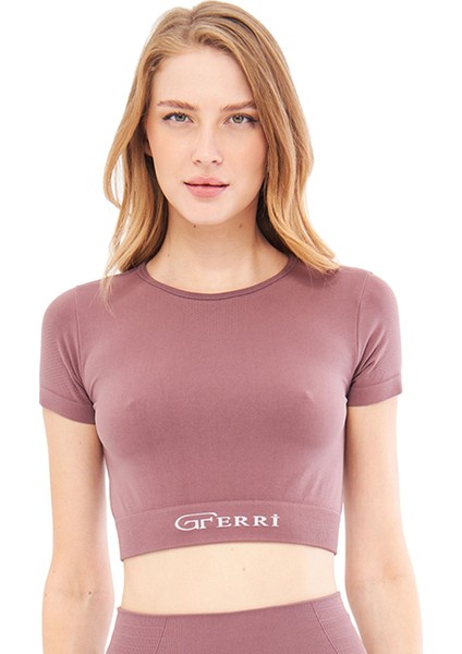 Yumuşak Dokulu, Esnek Yoga, Koşu, Spor ve Günlük Crop Top Mila