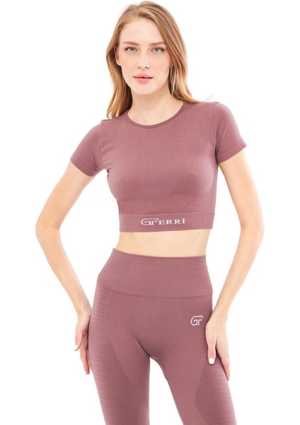 Yumuşak Dokulu, Esnek Yoga, Koşu, Spor ve Günlük Crop Top Mila modelleri