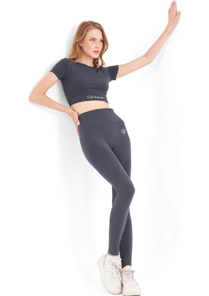 Yumuşak Dokulu, Esnek Yoga, Koşu, Spor ve Günlük Crop Top Mila fırsatları