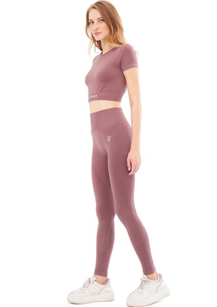 Yumuşak Dokulu, Esnek Yoga, Koşu, Spor ve Günlük Crop Top Mila