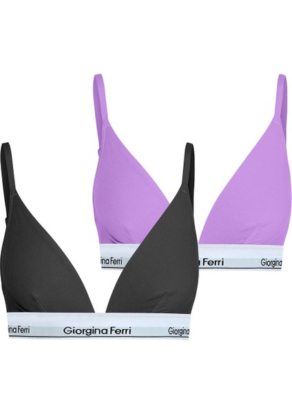 2’li Kutu Elastik Bantlı Günlük Kullanıma Uygun Üçgen Bralet Isabelle