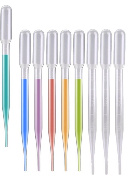 Pastör Pipeti Plastik Damlalık Non-Steril 3ml  50 Adet