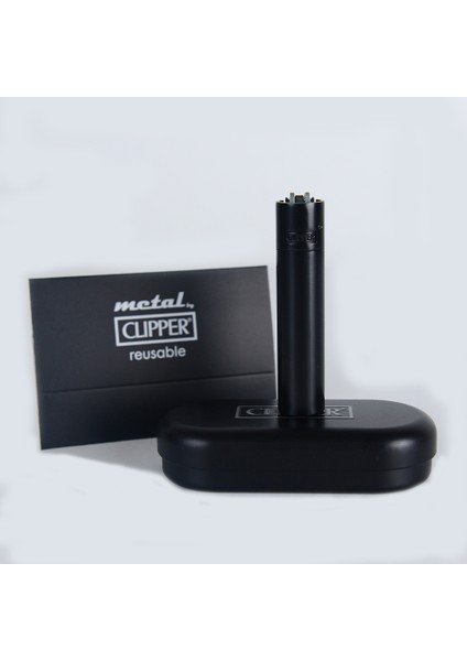 Clipper Full Metal Lisanslı Ürün Kartlı Metal Çakmak