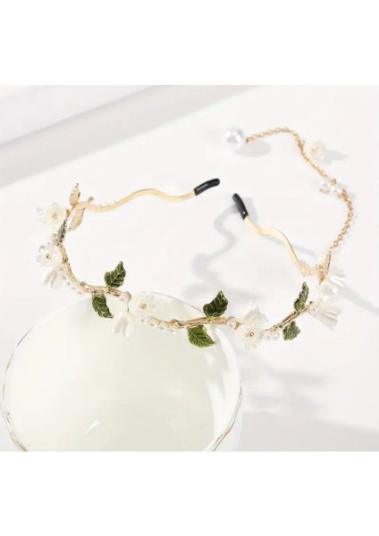 Inci Çiçek Detaylı Gelin Tacı modelleri