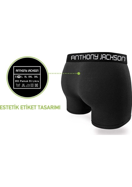 Likralı 5'li Premium Erkek Modal Boxer Denver