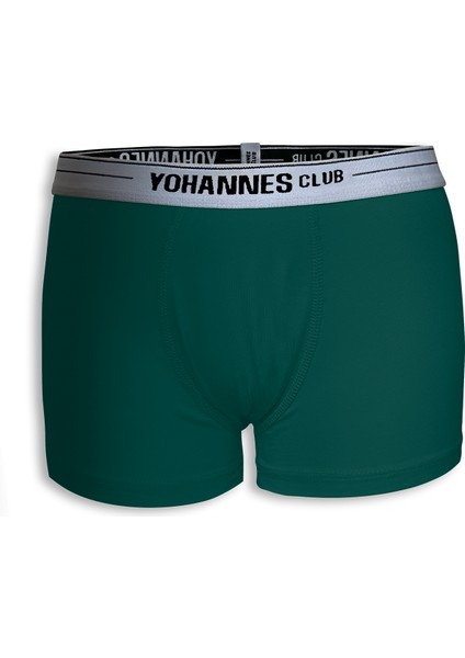 Yohannes Club Erkek Çocuk Pamuklu Iç Çamaşırı; Boxer (4'Lü Paket)