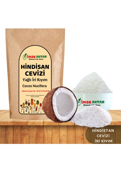 Hindistan Cevizi Rende Iri Kıyım Yağlı 100G