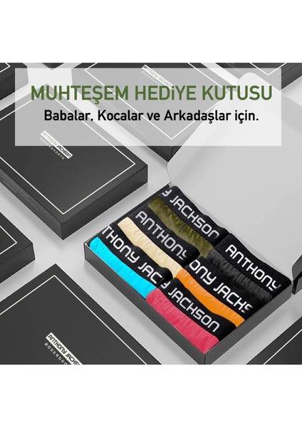 Likralı 6'lı Kutu Premium Boxer Santino 447 B fiyatları