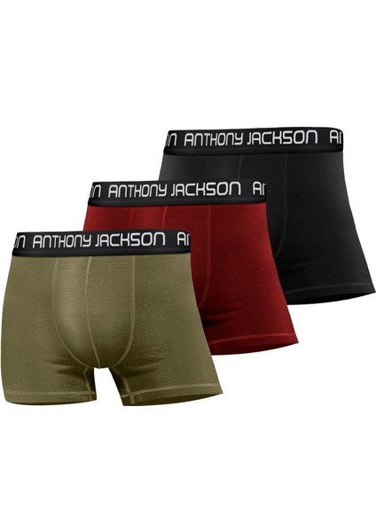 Likralı 3'lü Kutu Premium Erkek Boxer Oscar
