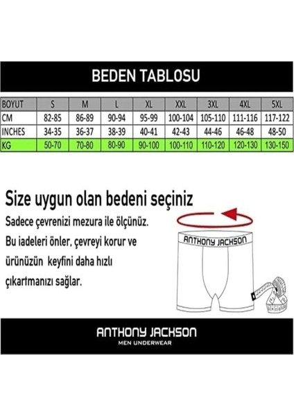 Likralı 3'lü Kutu Premium Erkek Boxer Oscar