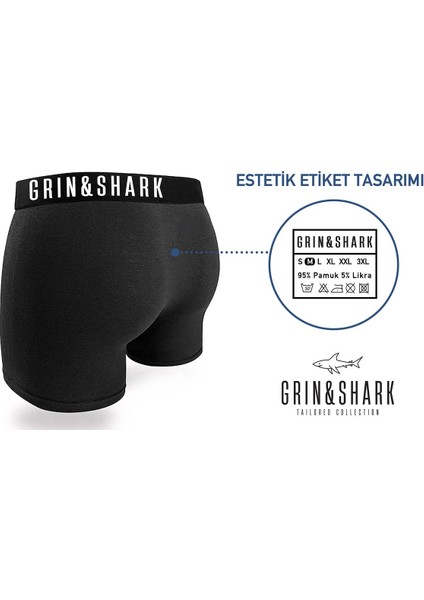 Likralı 3'lü Kutu Premium Erkek Boxer indirimleri