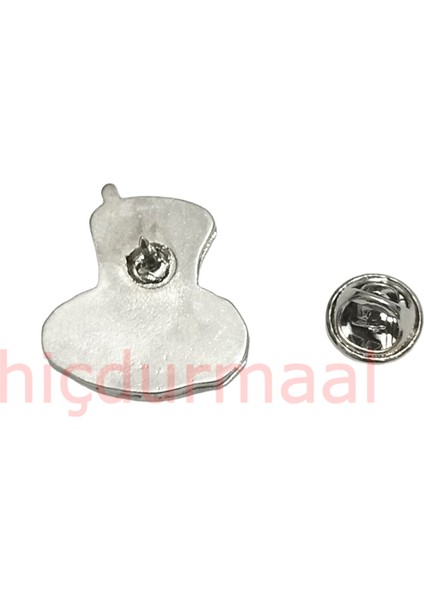 Renkli Çay Bardağı Metal Yaka Rozeti 1 Adet fiyatları