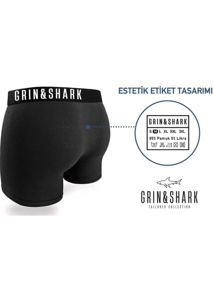 Likralı 3'lü Kutu Premium Erkek Boxer Tailored Collection indirimleri