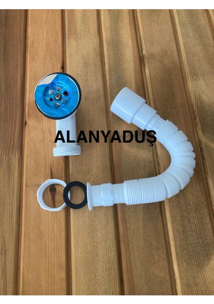 Duş Teknesi Sifonu Krom Süzgeçli 50'likçıkışlı