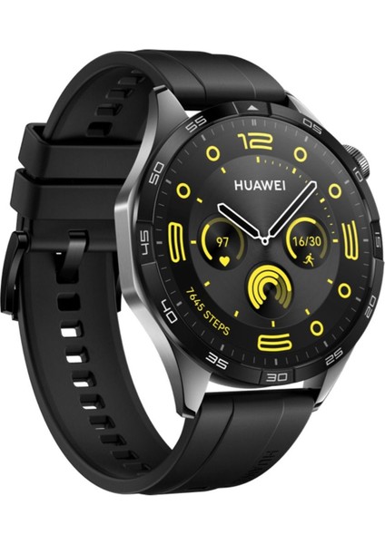 Siyah Watch Gt4 46MM - Siyah 200-300 Mah Huawei Türkiye Garantili 46 mm 2 Yıl Siyah Siyah modelleri