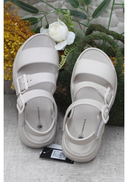 Lumas Bej Eva Kauçuk Kadın Sandalet indirimleri