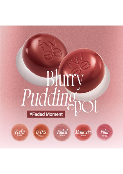 Lip & Cheek Blurry Pudding Pot Faded - 5 g fiyatları