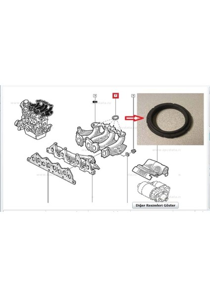 Emme Manifold Bogaz Contası Kangoo 1.9 Dzl. F8Q