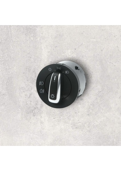 3C8941431C Far Anahtarı Sisli Düz Krom - Amarok-Caddy-Eos-Golf-Jetta-Passat-Tıguan-Touran-Transporter-T6