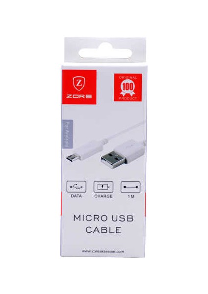 Zore Micro USB Bronz Kablo Z-21