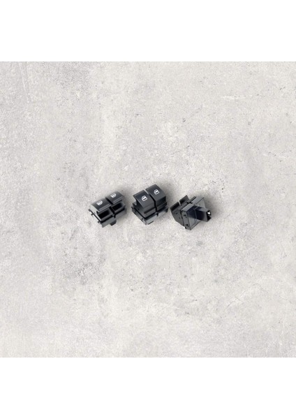 1K3959857C Cam Açma Anahtarı 2'li - Amarok-Caddy-Golf-Ibıza-Leon-Passat-Polo-Touran