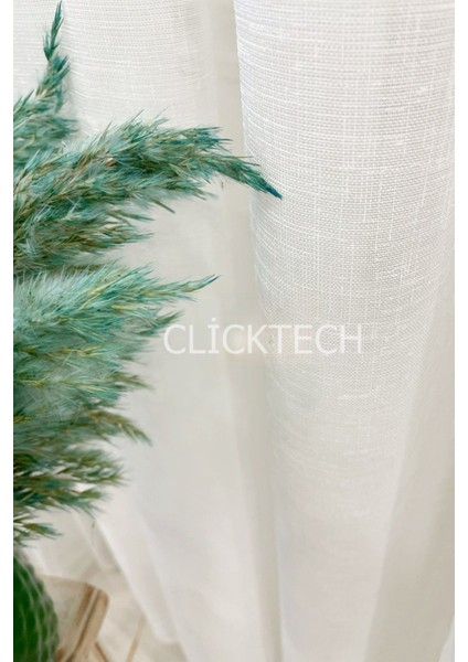 Taç Naturel Keten Tül Perde 1x3 Sık Pile - Kırışmaz Ütü Gerektirmez - Dökümlü Extra Gramajlı fiyatları