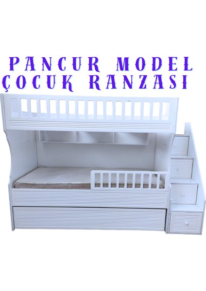 Pancur Model Çocuk Ranzası