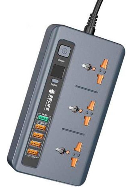RL-316D Akıllı Priz Akım Korumalı 1,9mt Kab