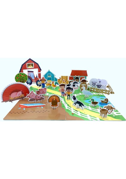 Build And Play - Farm Book And Play Set