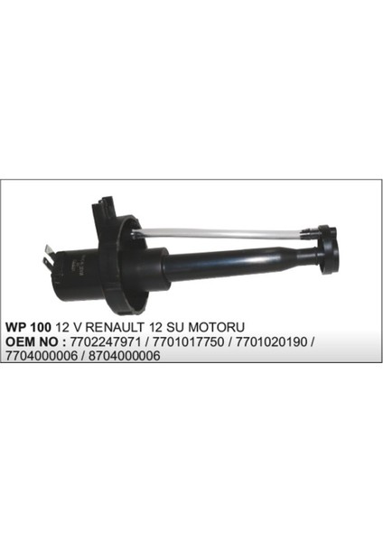 Cam Su Motoru 12V Renault R12 Toros