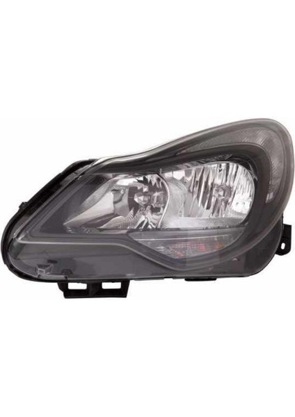 On Far Sol Motoru Uzerinde Siyah Zemin Corsa D 2011-