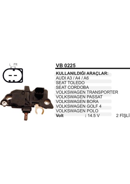 Konjektor 12V Caravelle T4 Passat Bora Golf Polo