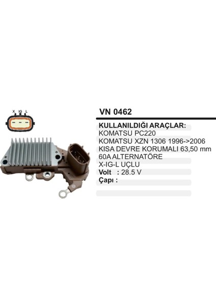 Konjektor 24V Kamatsu PC220 XZN1306 97>