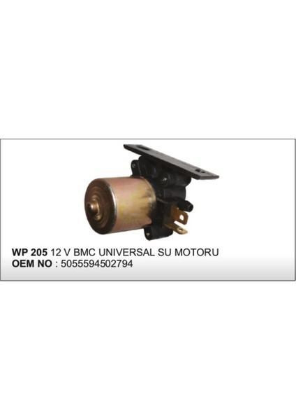 Cam Su Motoru 12V Universal Bmc