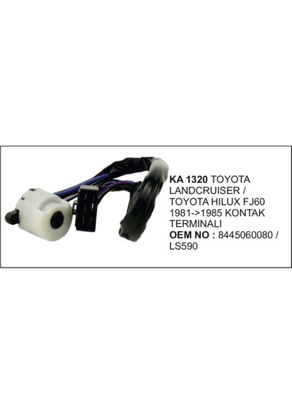 Kontak Termiği Toyota Uyumlu Landcruiser Hilux FJ60