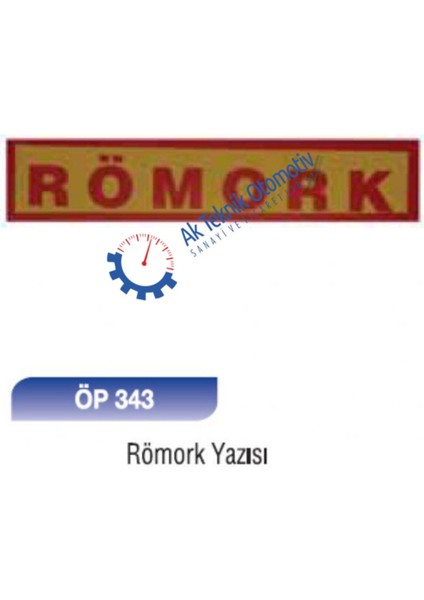 Romork Yazısi
