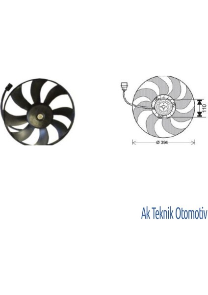 Fan Motoru 12V Polo Cordoba Fabia 14 07>>