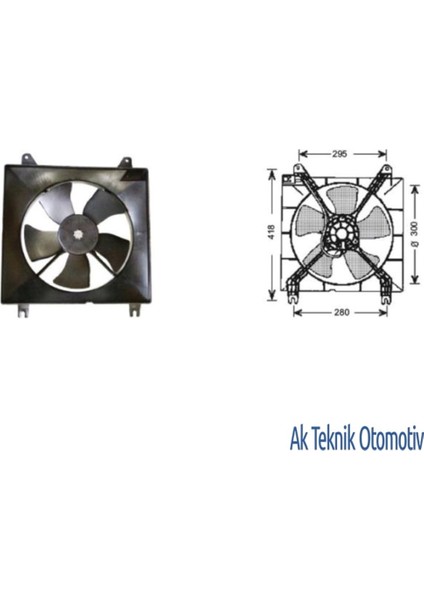 Fan Motoru 12V Chevrolet Lacetti Nubira 1.6 05>>