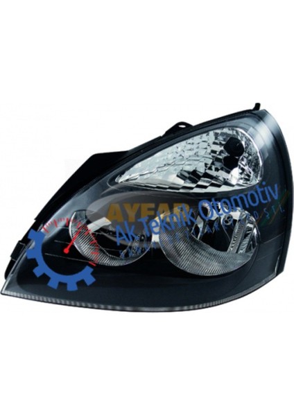 Far Sağ Clio 2001-2005 Siyah Cerceveli Manuel