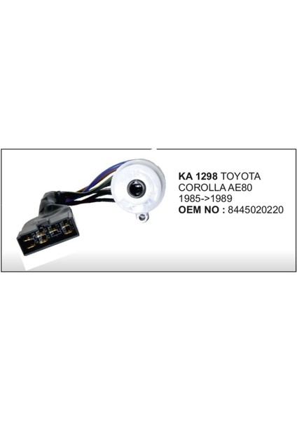 Kontak Corolla Uyumlu AE80