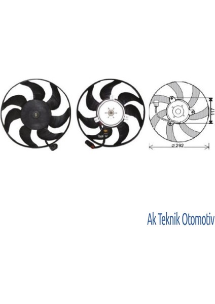 Fan Motoru 12V Caddy 19 Polo 14 16 19 97>>
