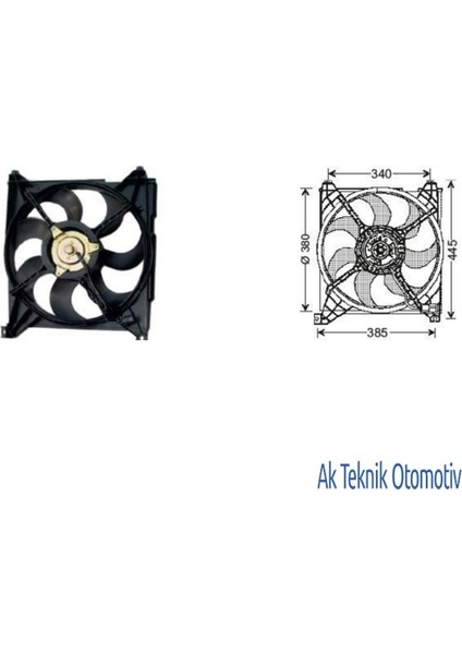 Fan Motoru 12V Santafe 2.0 Crdi 2003- 24 27 V6 4x4