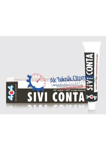 404 Sivi Conta (Siyah 45 Gr) Kutu