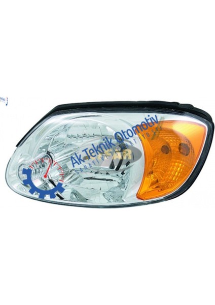 Far Sağ Accent 2002-2004 Sarı Sinyalli Motorlu