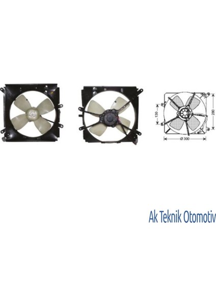 Fan Motoru 12V Corolla Uyumlu Carina 16 87..92 Benzinli
