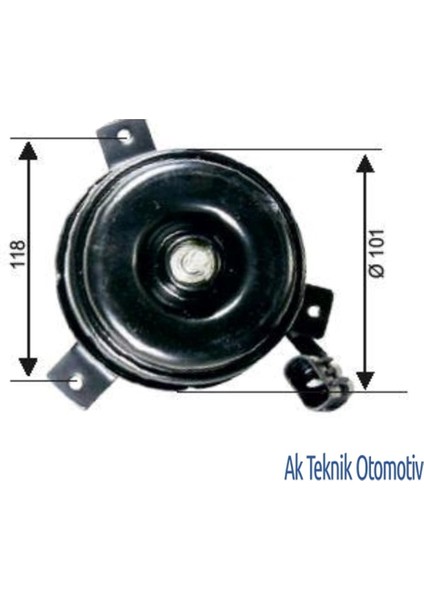 Fan Motoru 12V Hyundai Accent 13-15 Tek Motor