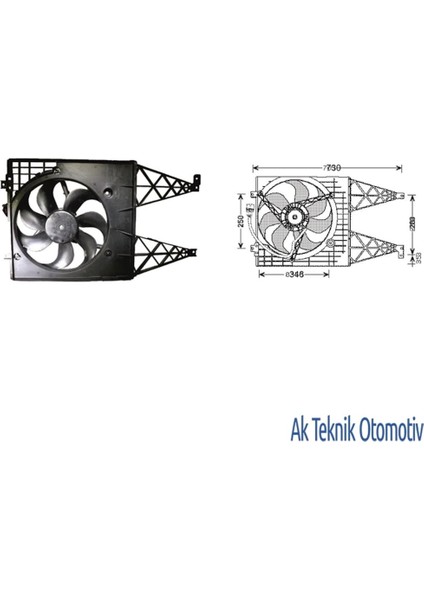 Fan Motoru 12V Golf Iv Polo A3 18 16 97..03